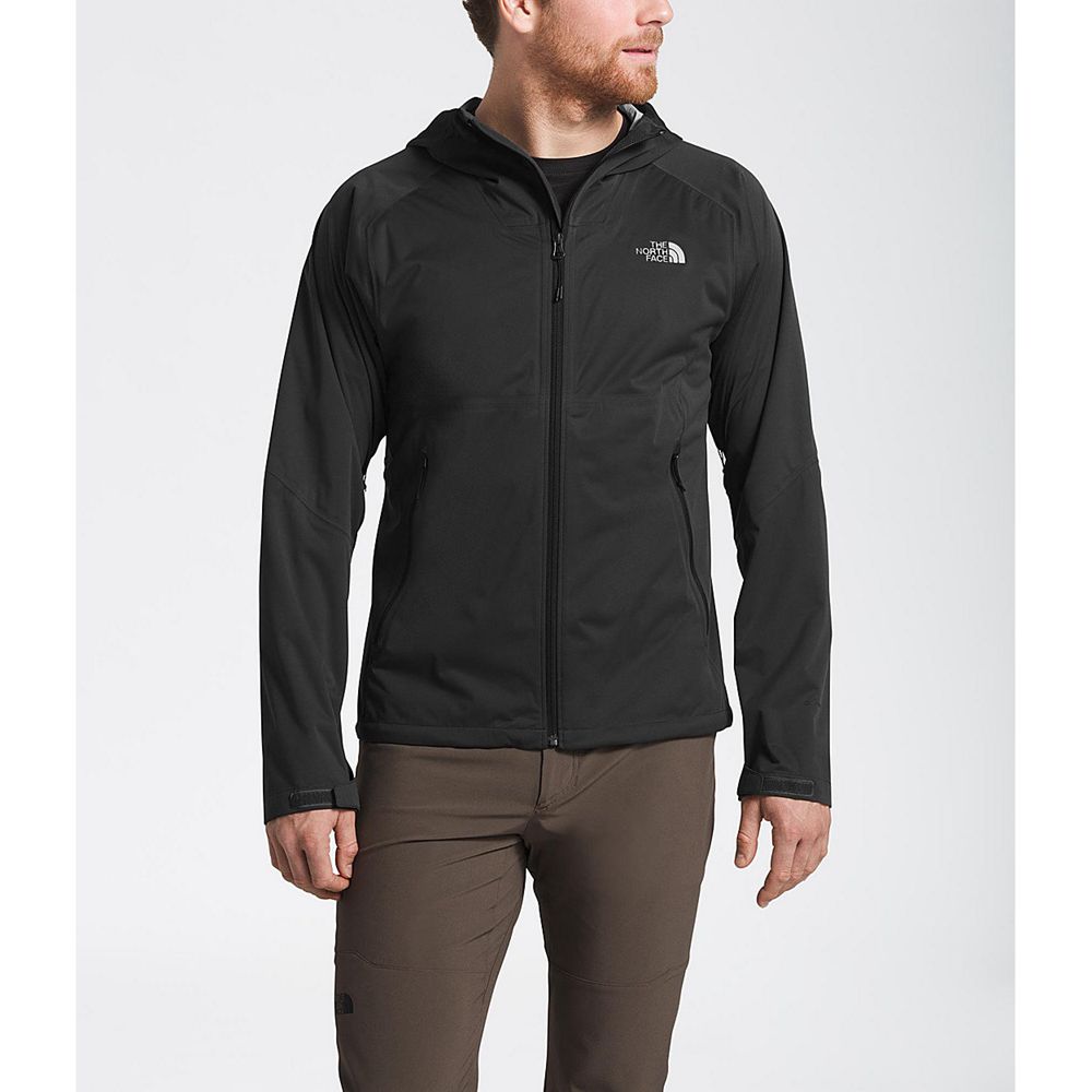 The North Face Rain Jacket Mens Australia - The North Face Allproof Stretch Black Dryvent (MDG-94287